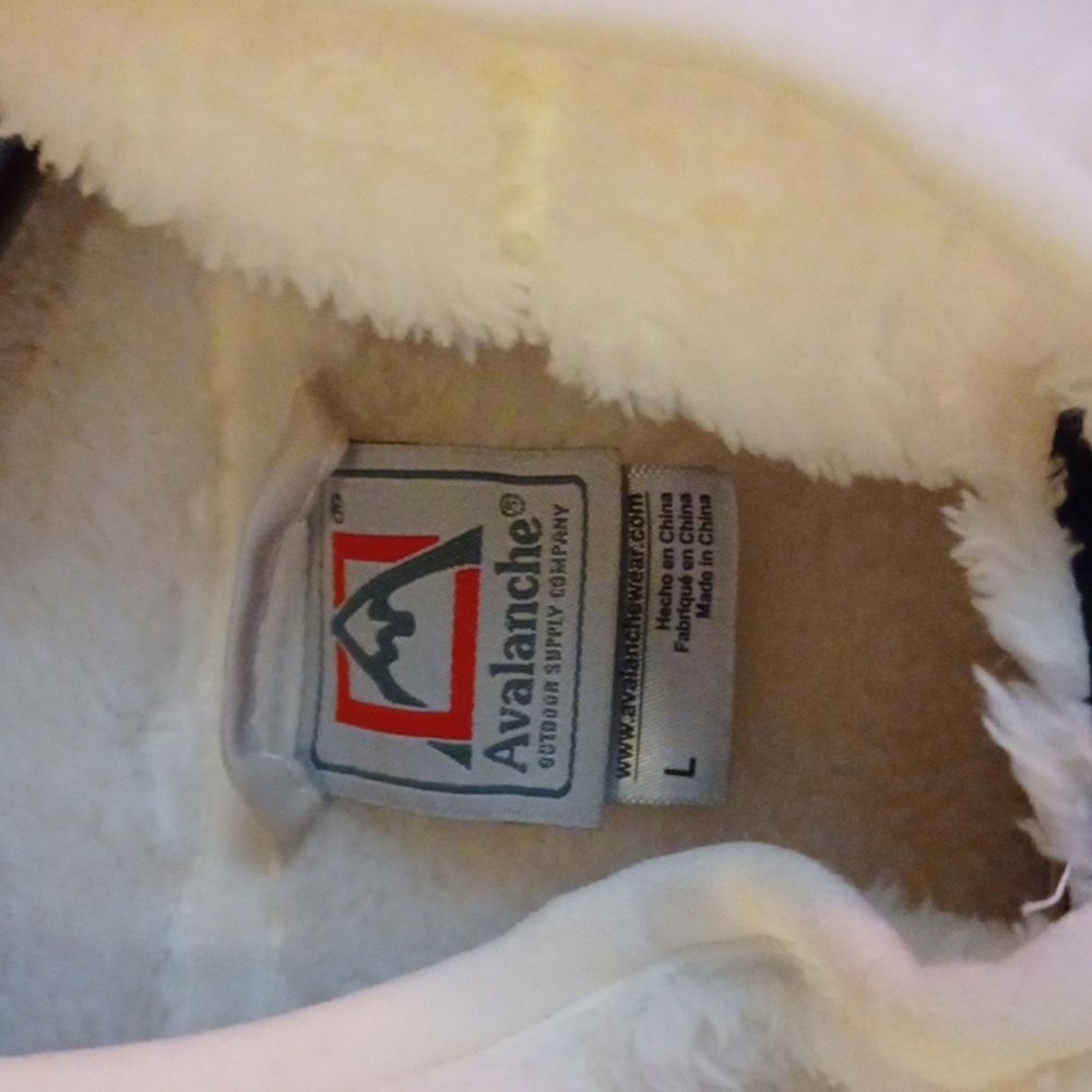 Avalance women's size L fleece jacket in cream - Picture 2 of 6